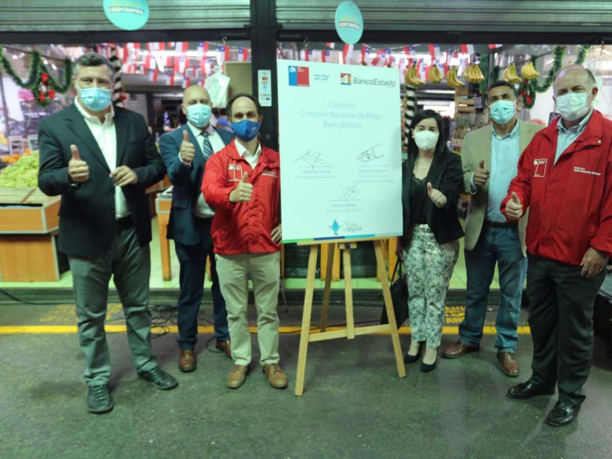 Minagri y Banco Estado firman histórico convenio de colaboración para la tecnificación del riego en la agricultura  