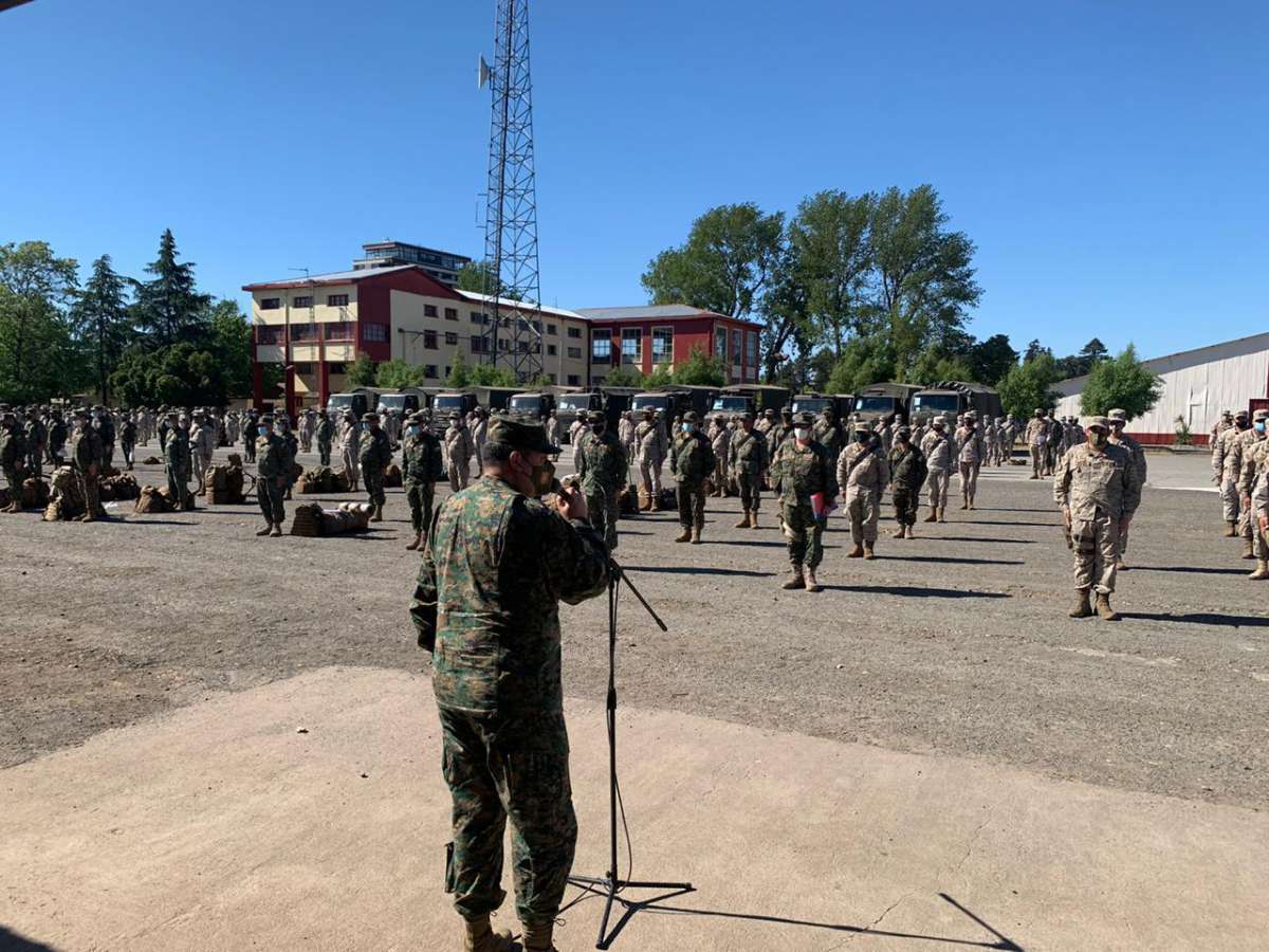 Jefe de Fuerza Regional despliega al personal del Ejército para el resguardo de los locales de votación de las Primarias 2020 en Ñuble