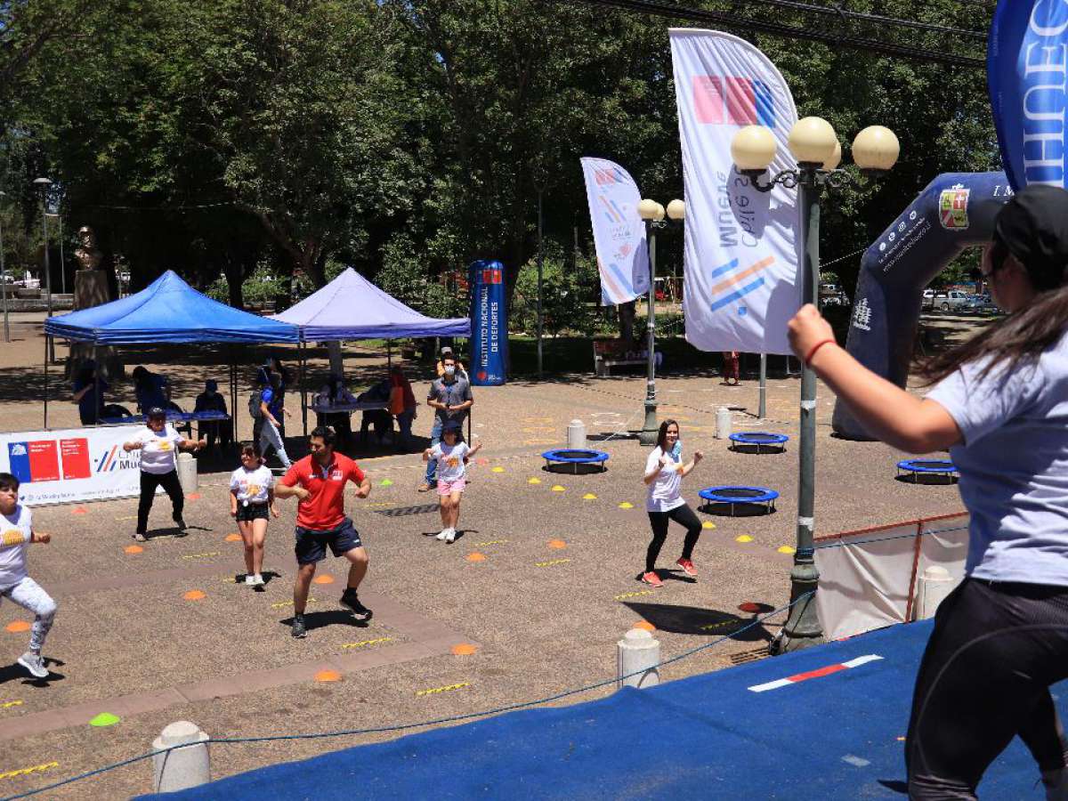 Se realiza en Ñuble la primera Calle Abierta Deportiva desde el inicio de la pandemia