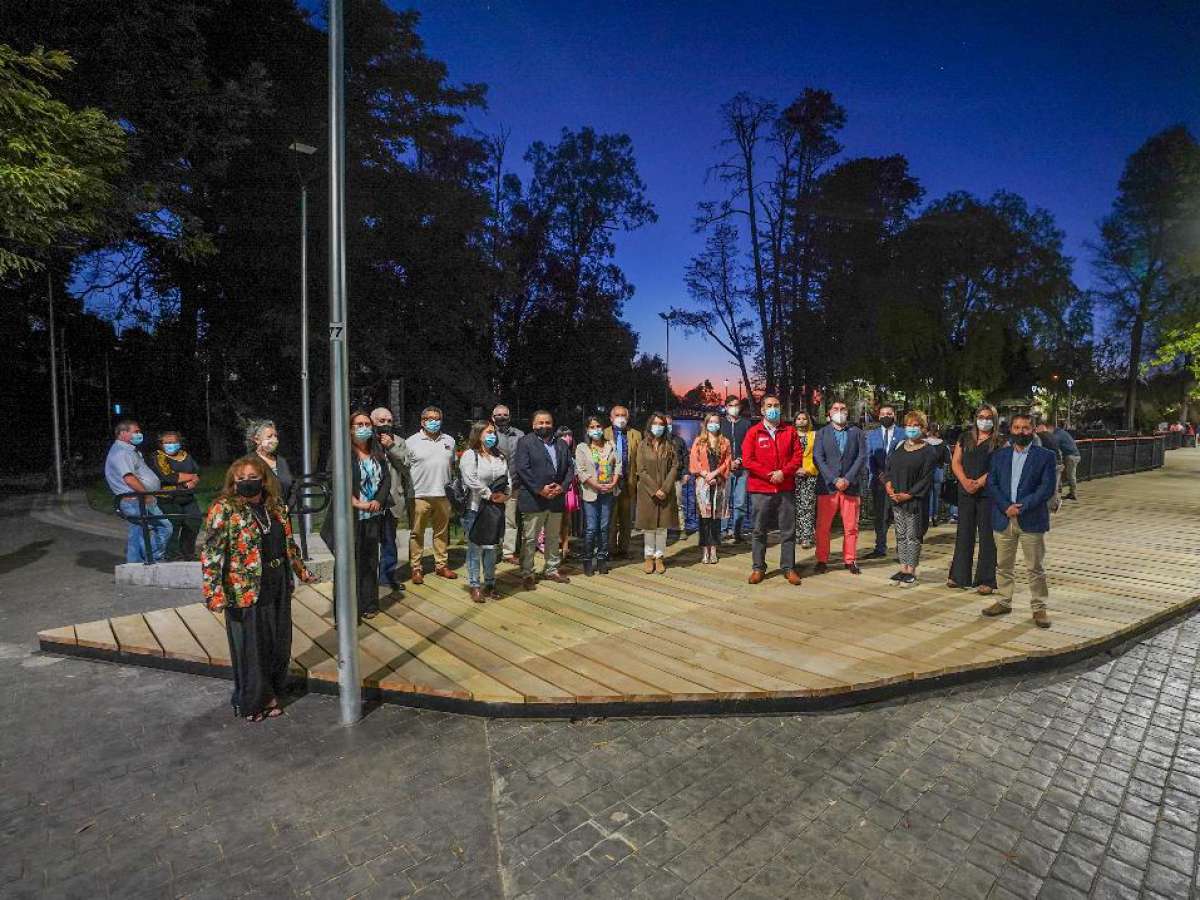 Autoridades inauguran obras de remodelación del Parque Quirell de San Carlos