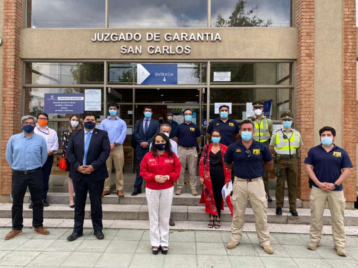 Seremi de Justicia visita salas especiales de los tribunales de garantía y fiscalía local ad portas de su implementación en Ñuble