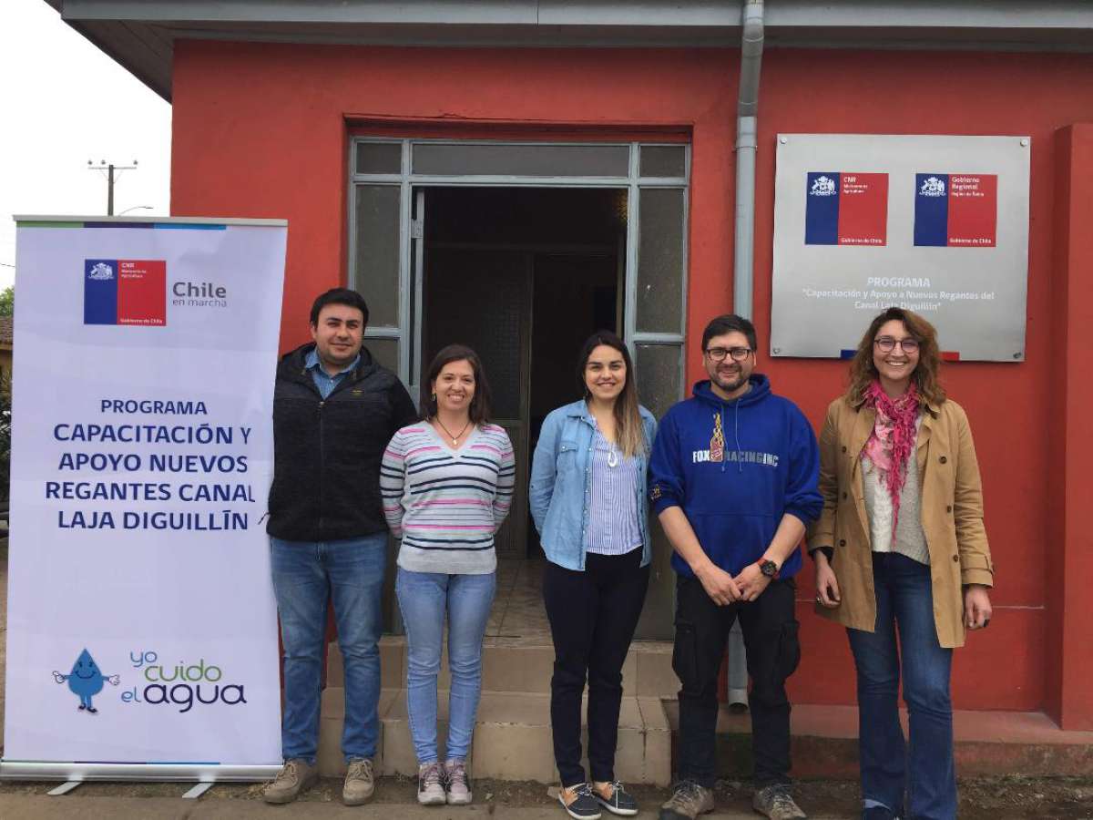 CNR capacitará en manejo del riego y cultivos a nuevos usuarios del Canal Laja Diguillín