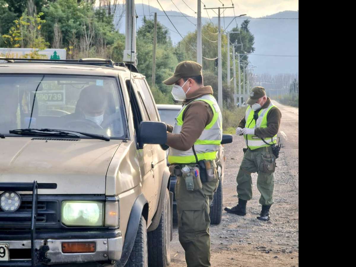 Carabineros informó este domingo la detención de 24 personas infractoras de medidas sanitarias durante la última jornada en Ñuble