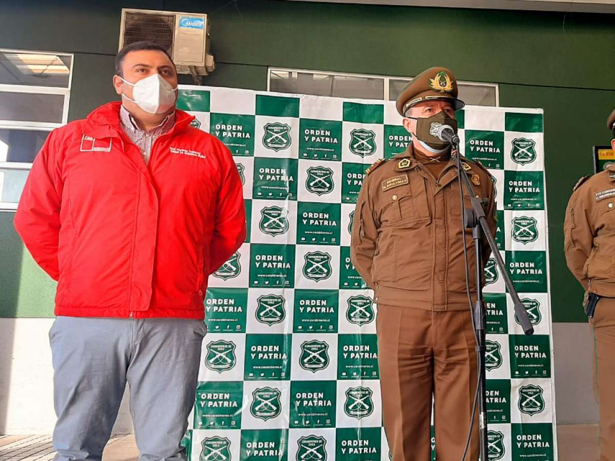 En balance semanal delictual Carabineros informó la detención promedio de 18,4 personas por día, registrando además 326 infractores de Ley