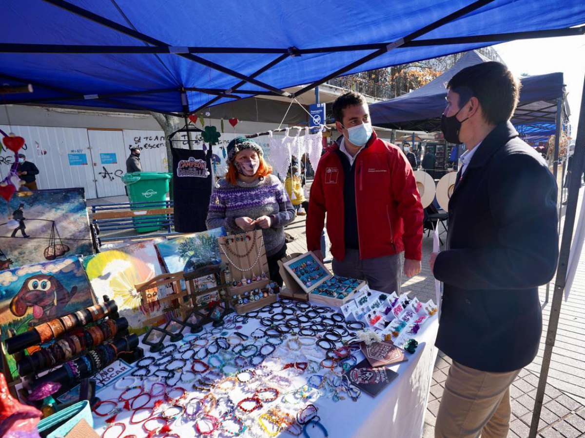 Autoridades difunden bono alivio visitando a micro y pequeños empresarios de Ñuble