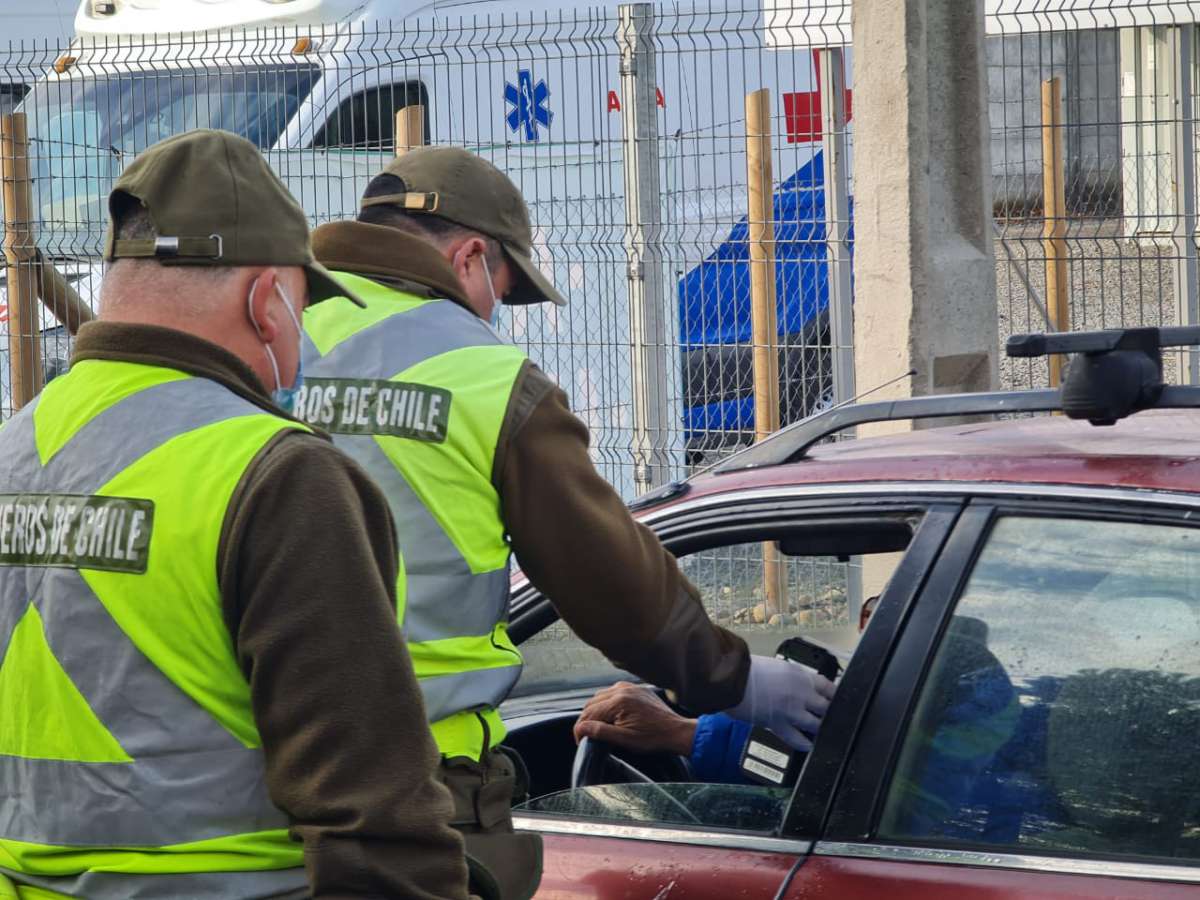 Carabineros sacó de circulación a tres conductores con consumo de alcohol y uno con marihuana en operativos Tolerancia Cero
