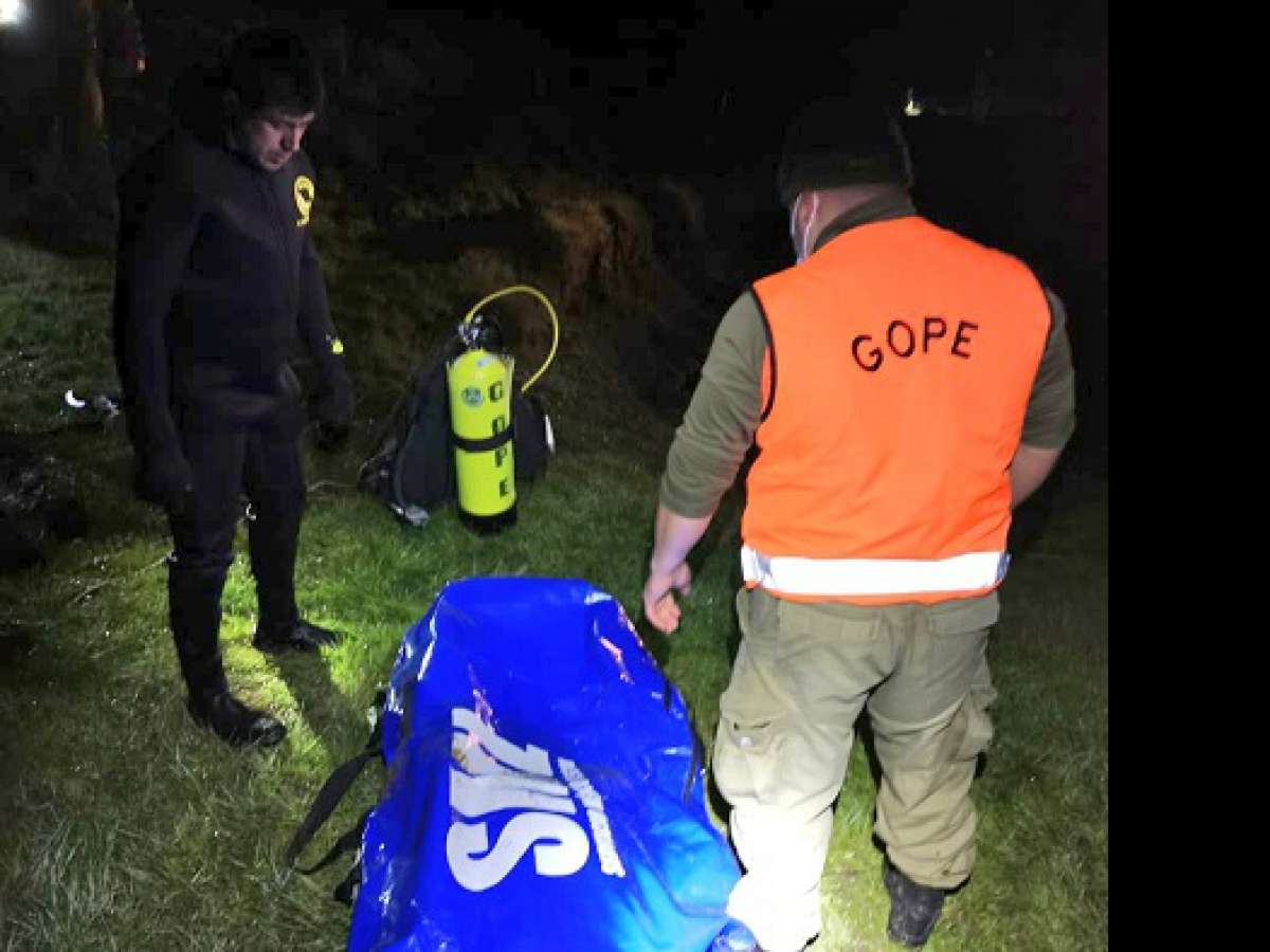 Carabineros del GOPE Ñuble recuperó cuerpo de hombre que permanecía desaparecido hace 3 días en San Carlos 
