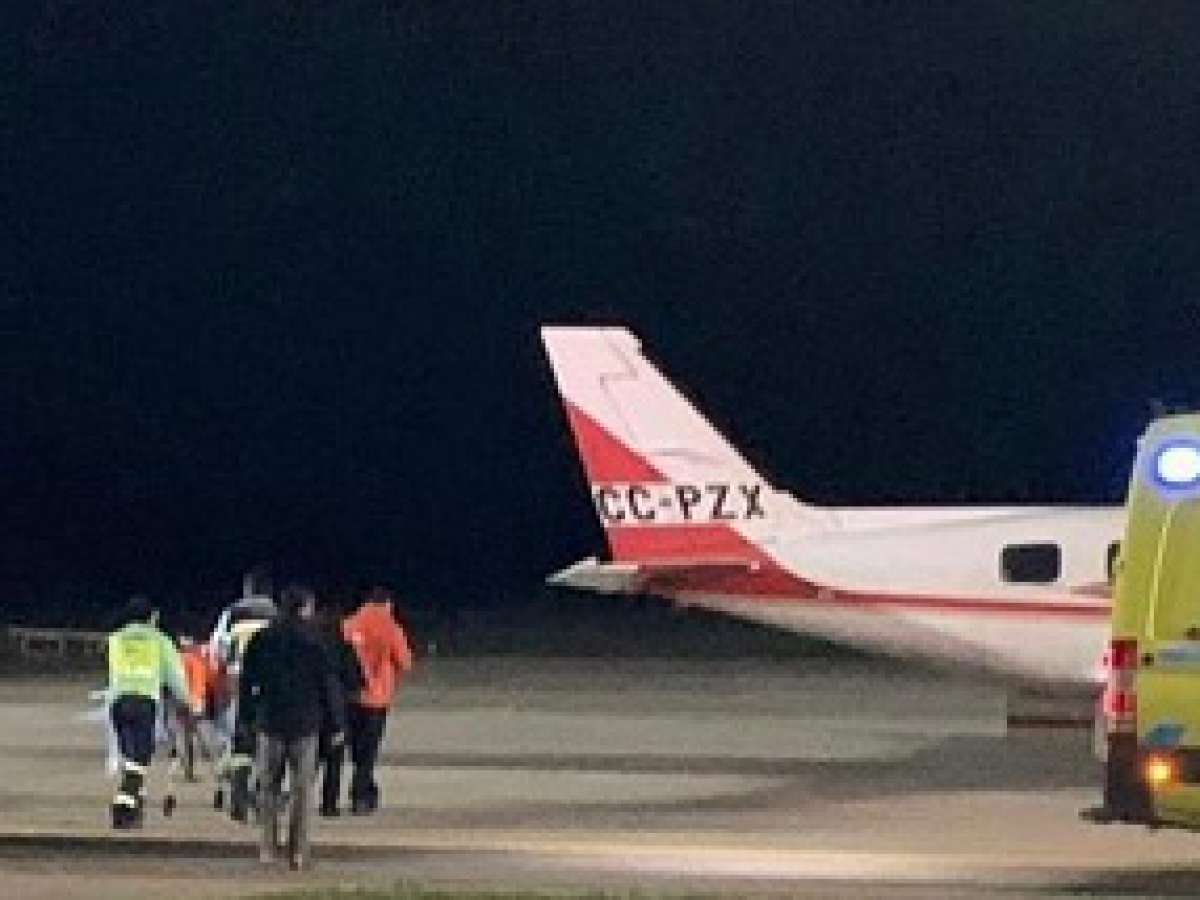 Alcalde Carlos Chandía fue trasladado vía aérea a la Mutual de Seguridad en Santiago