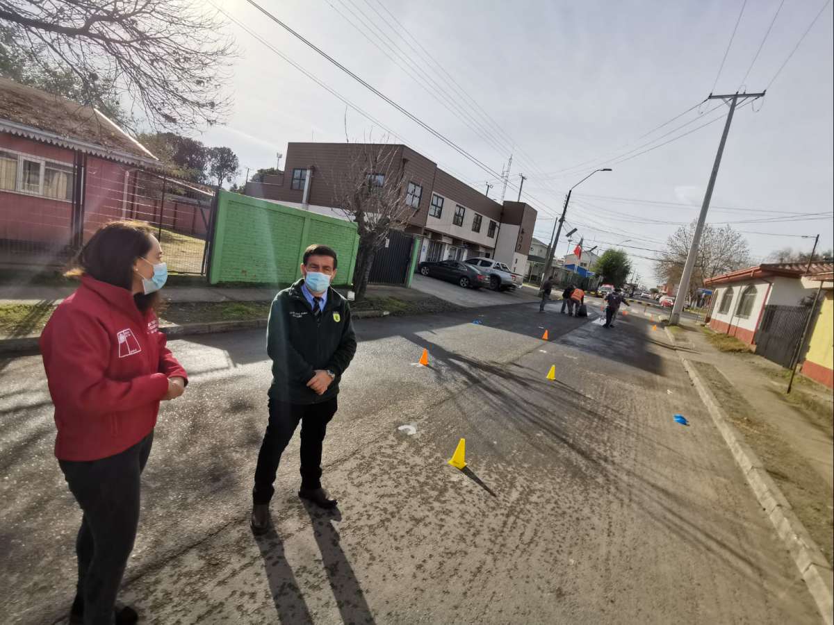 Transportes inspecciona implementación del examen práctico Clase C en Quillón