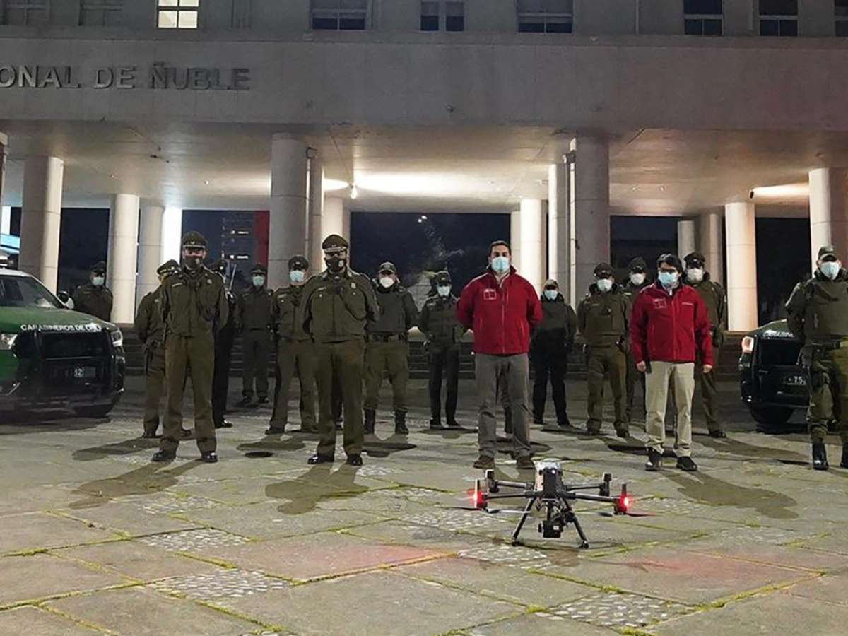 Asertividad de Drones permitió detener anoche a dos sujetos que lanzaban droga a la cárcel de Chillán 