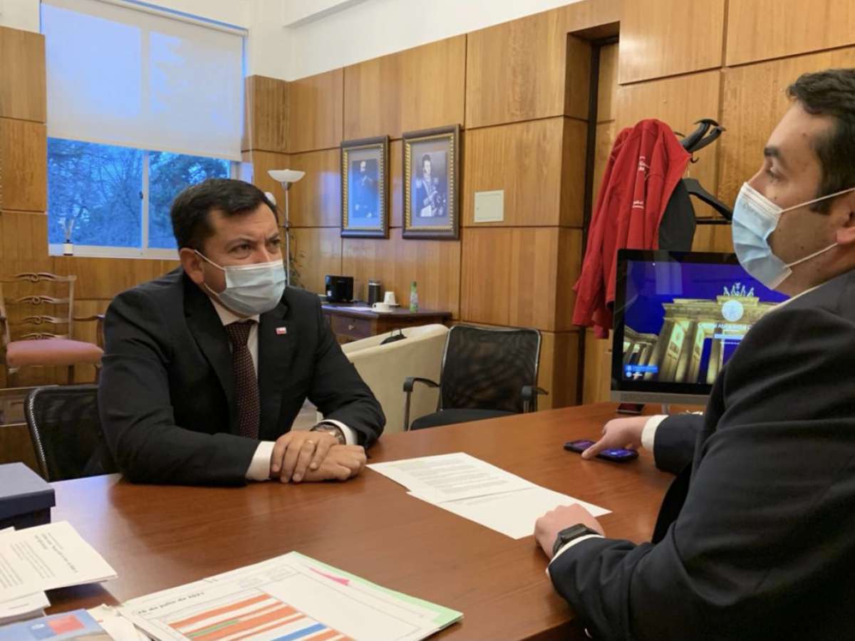 Delegado Jardua presentó al nuevo seremi de Educación de Ñuble