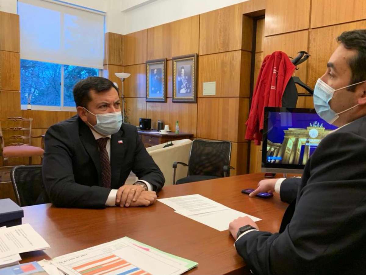 Delegado Jardua presentó al nuevo seremi de Educación de Ñuble