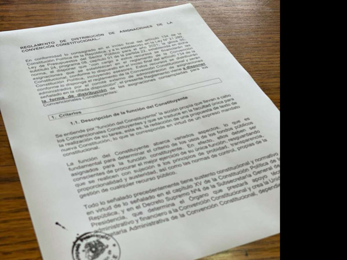 Gastos y asignaciones de convencionales: Constituyentes de Chile Vamos presentan propuesta de Reglamento