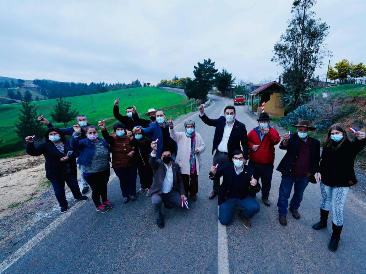 MOP inaugura 4,17 kilómetros de pavimento en sector rural Reloca en Ninhue