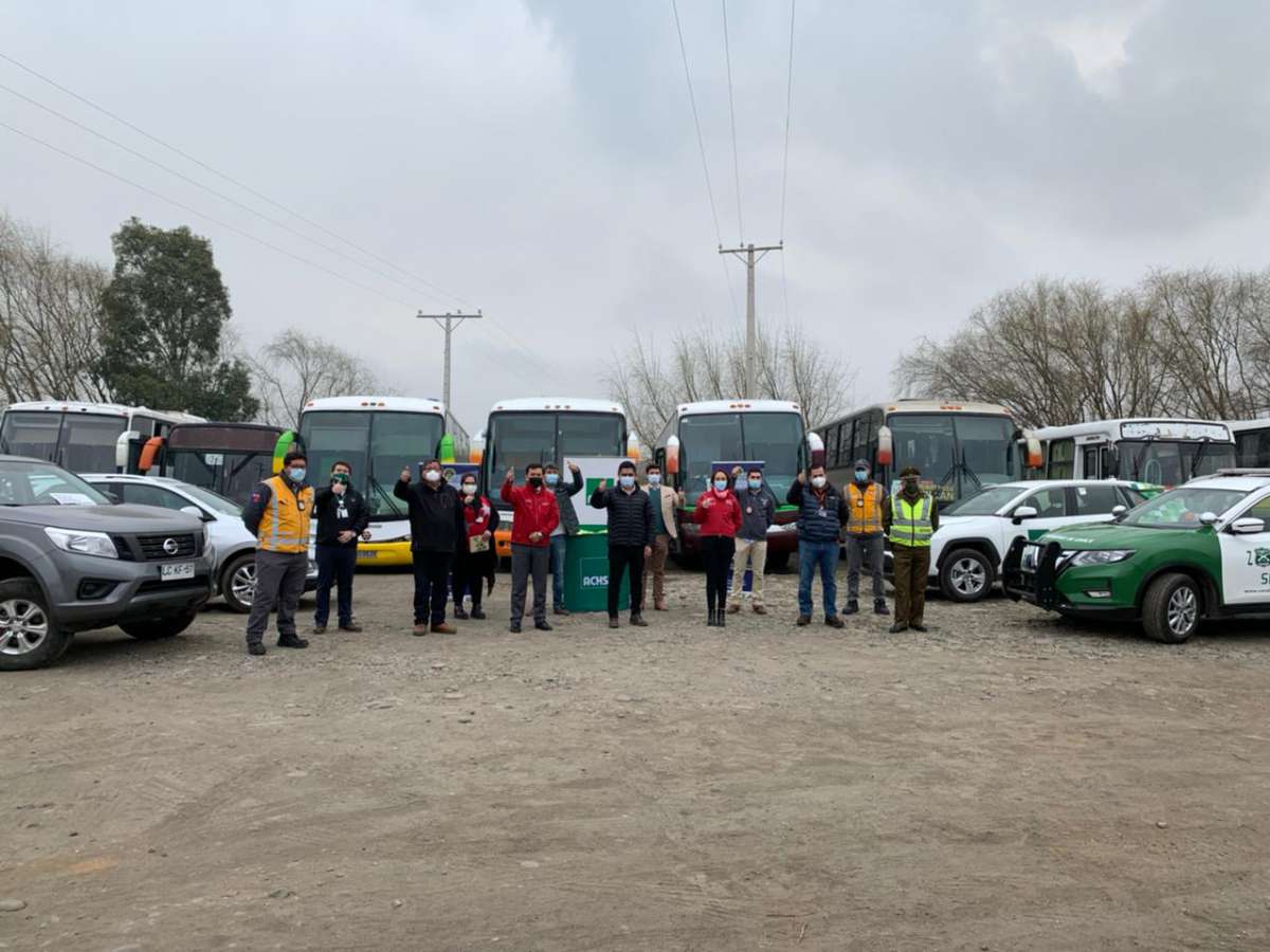 Autoridades fiscalizan más de 40 vehículos del transporte escolar del DAEM en San Nicolás