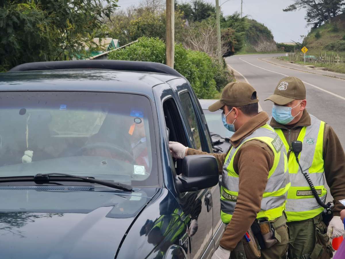 Carabineros detuvo en Cobquecura a conductores con consumo de alcohol y marihuana