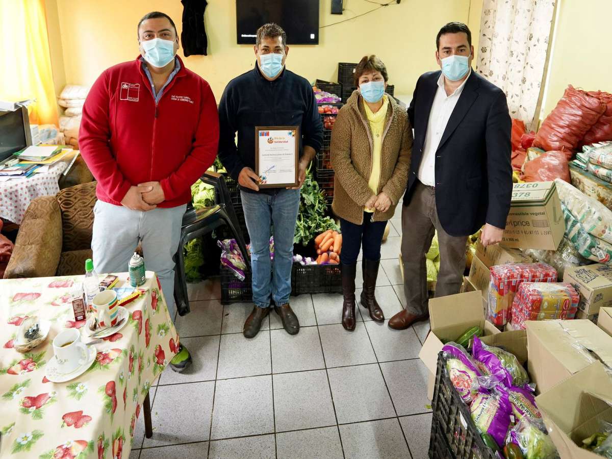 Gabinete regional reconoció la labor  de los comedores solidarios de Ñuble