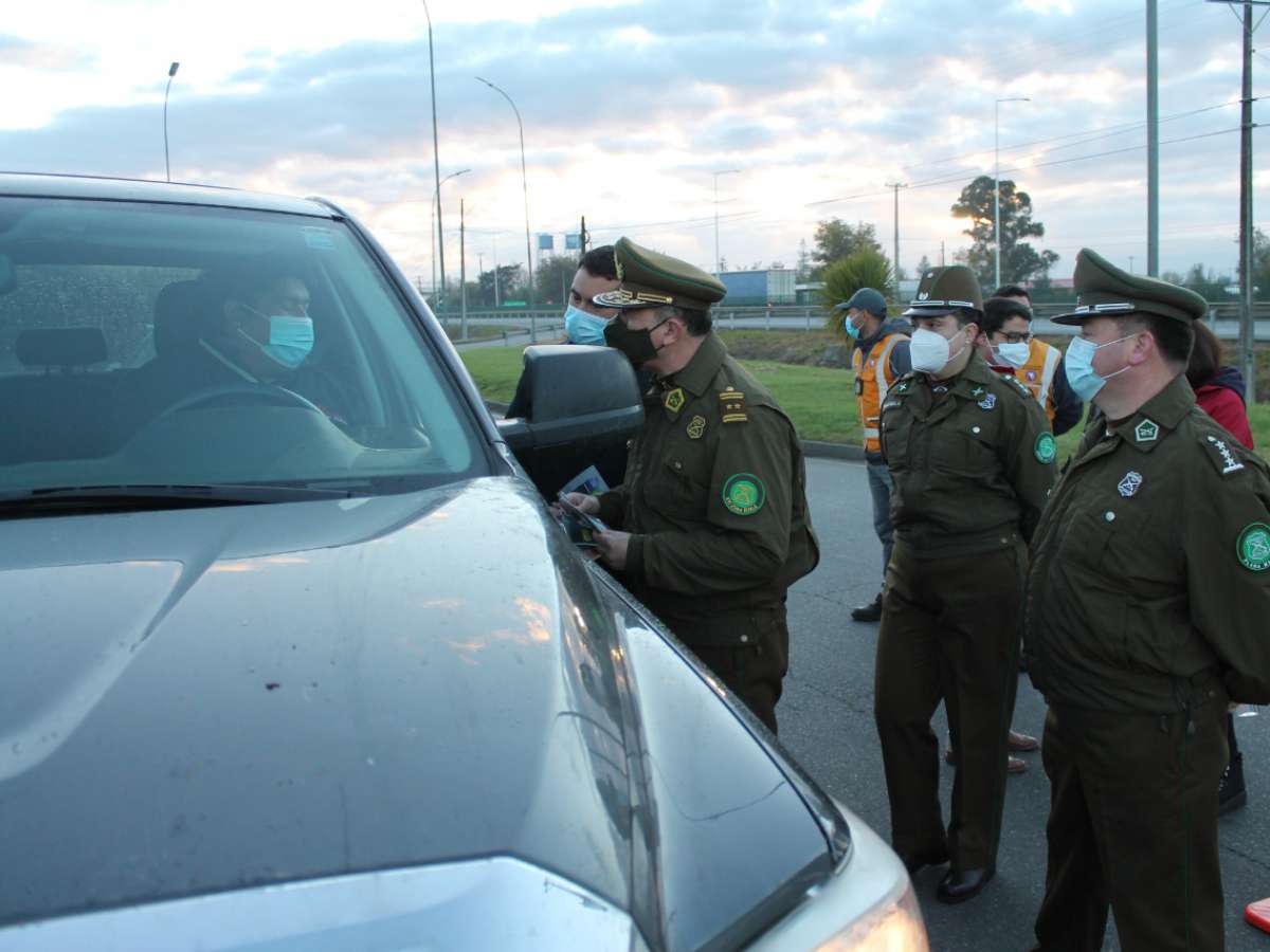 Carabineros lanzó en Ñuble su campaña #LaOtraPandemia para disminuir accidentes de tránsito y resultados fatales