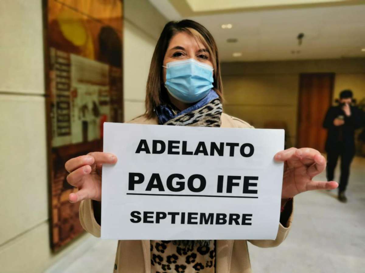 Diputada Patricia Rubio solicita adelantar pago del IFE septiembre y aumentar el monto al 100 por ciento