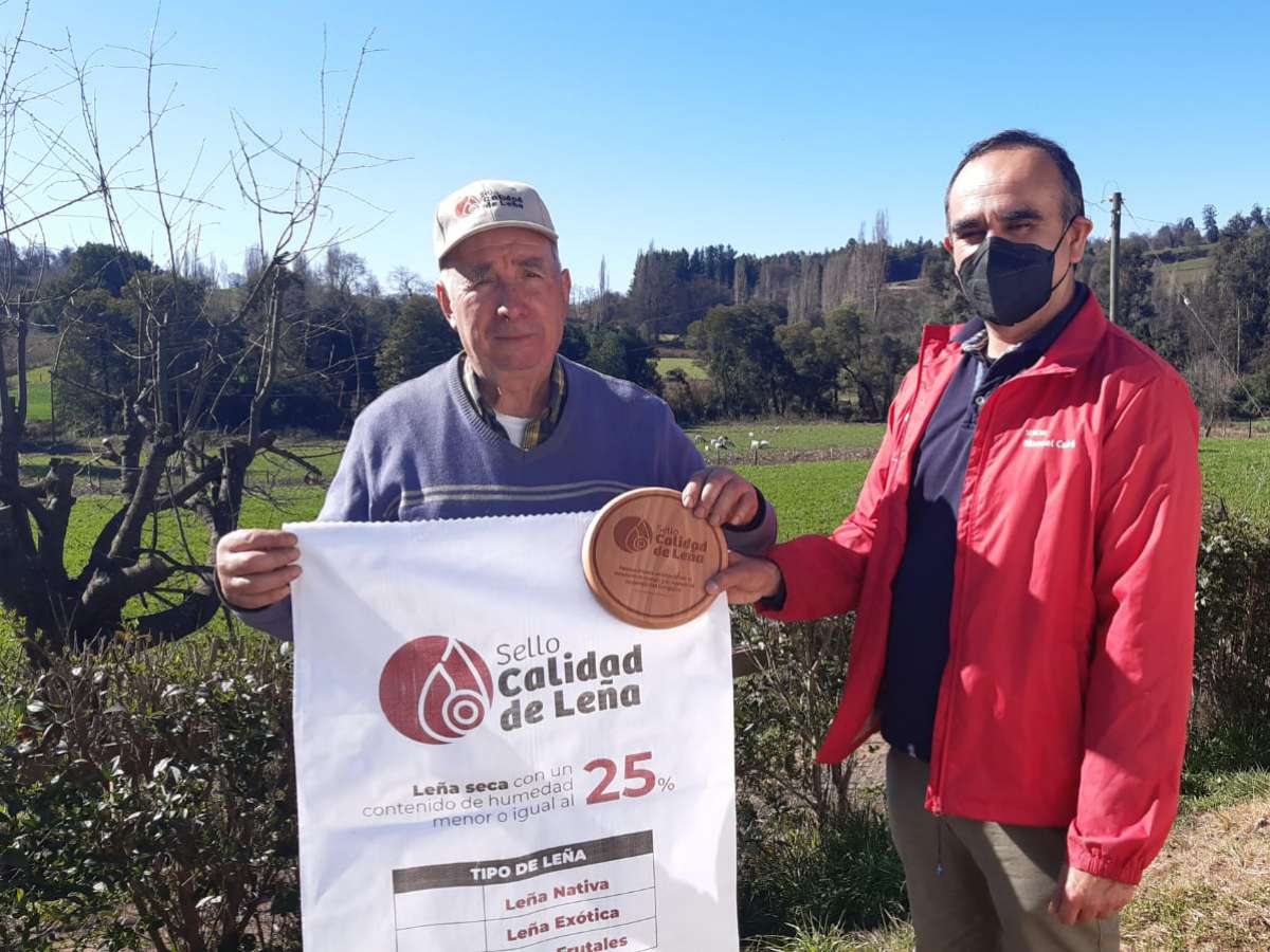 Productores leñeros de Quirihue y Coihueco recibieron sello de calidad
