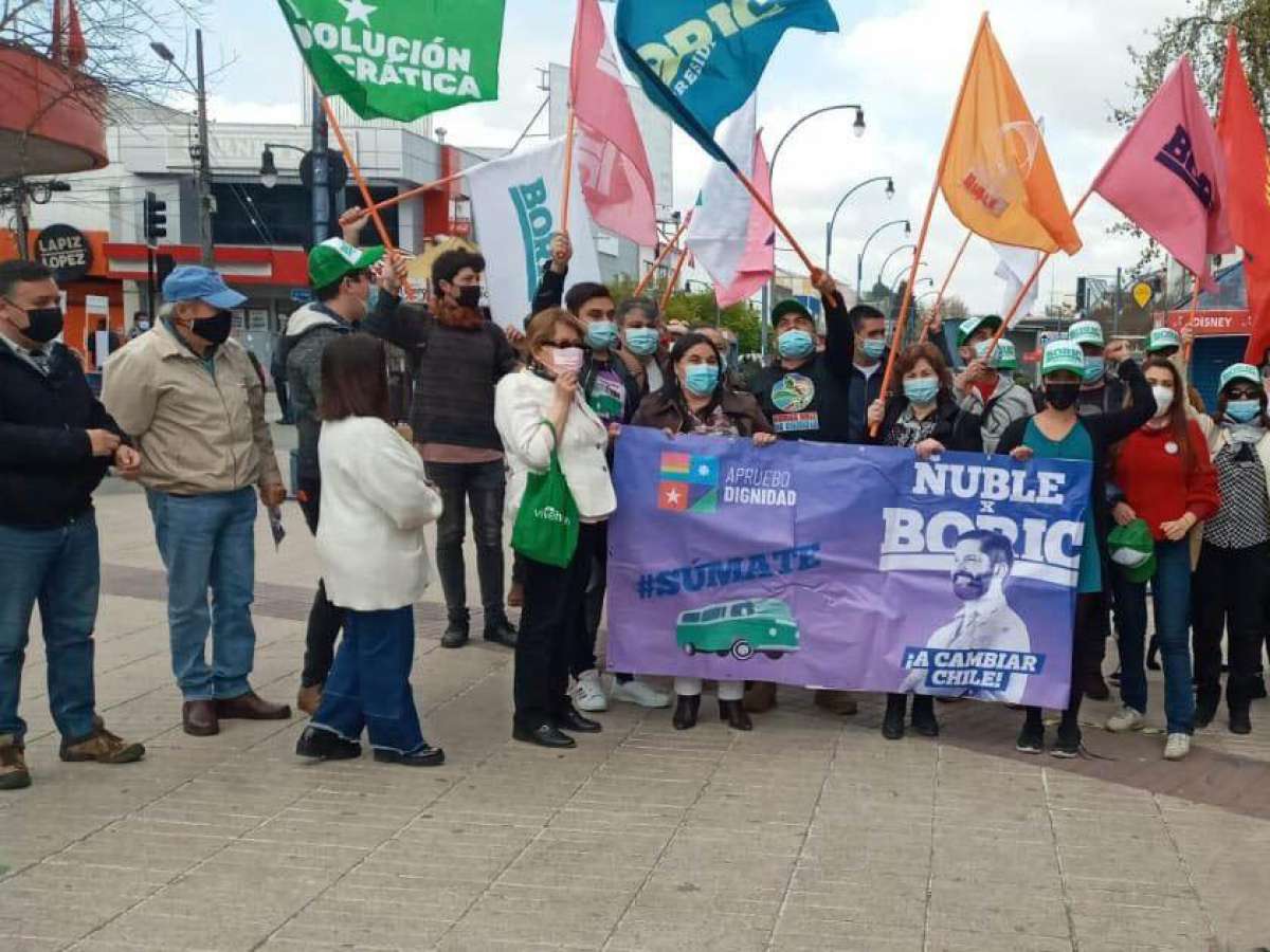 Comando ‘Ñuble x Boric’ desarrolló lanzamiento del periodo de campaña legal en la capital regional
