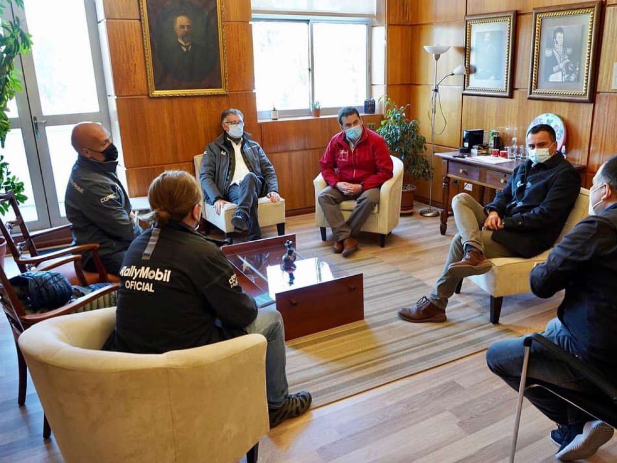 Delegado Jardua lidera reunión de coordinación a menos de un mes de realizarse el Copec RallyMobil Quillón 2021