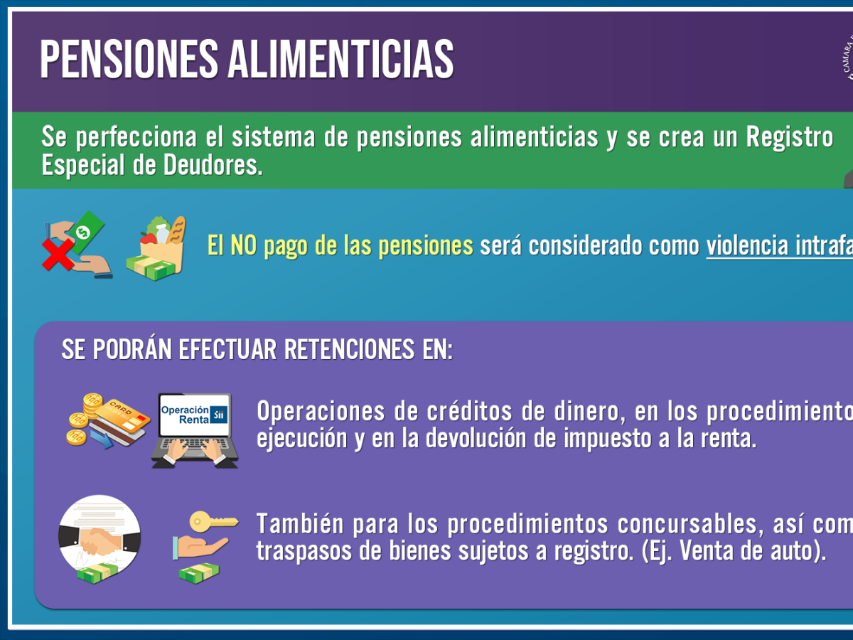 Nueva ley promueve medidas para garantizar el pago de pensiones de alimentos