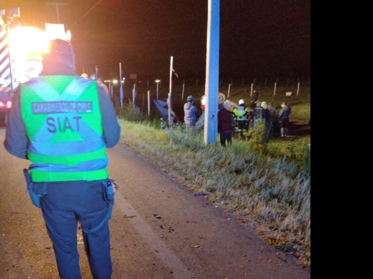 Carabineros de la SIAT Ñuble investiga causas del accidente que dejó 2 fallecidos y 3 lesionados en la ruta a Coihueco 