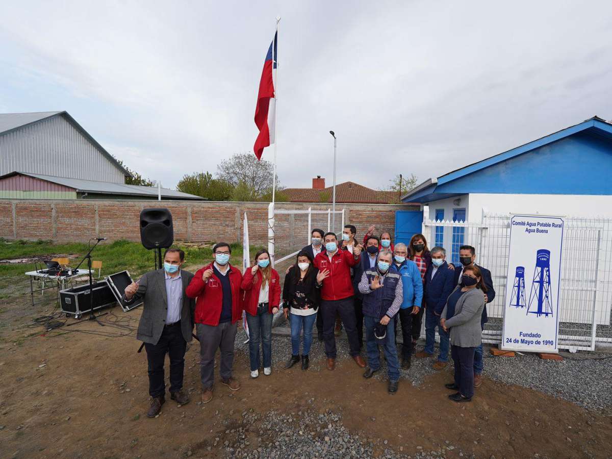 Inauguran ampliación de APR Agua Buena para llegar a más de 1.400 sancarlinos con agua potable rural