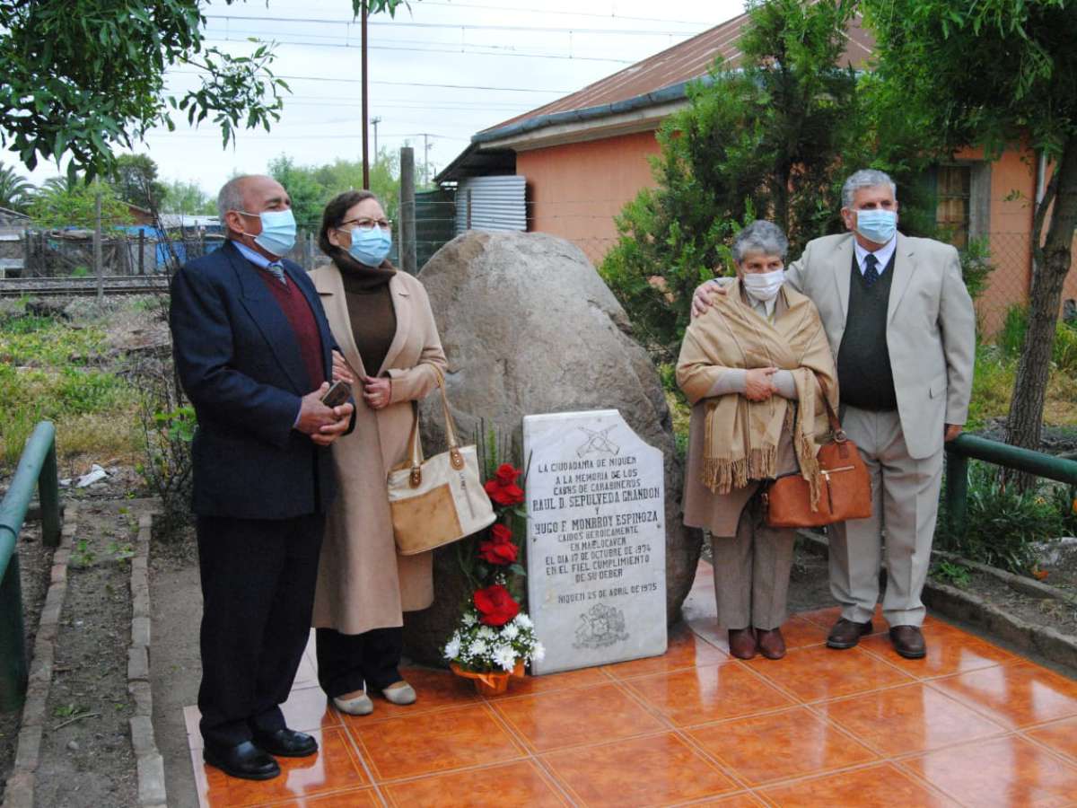 Carabineros conmemoró en Ñiquén los 47 años del fallecimiento de los funcionarios mártires de Mallocavén