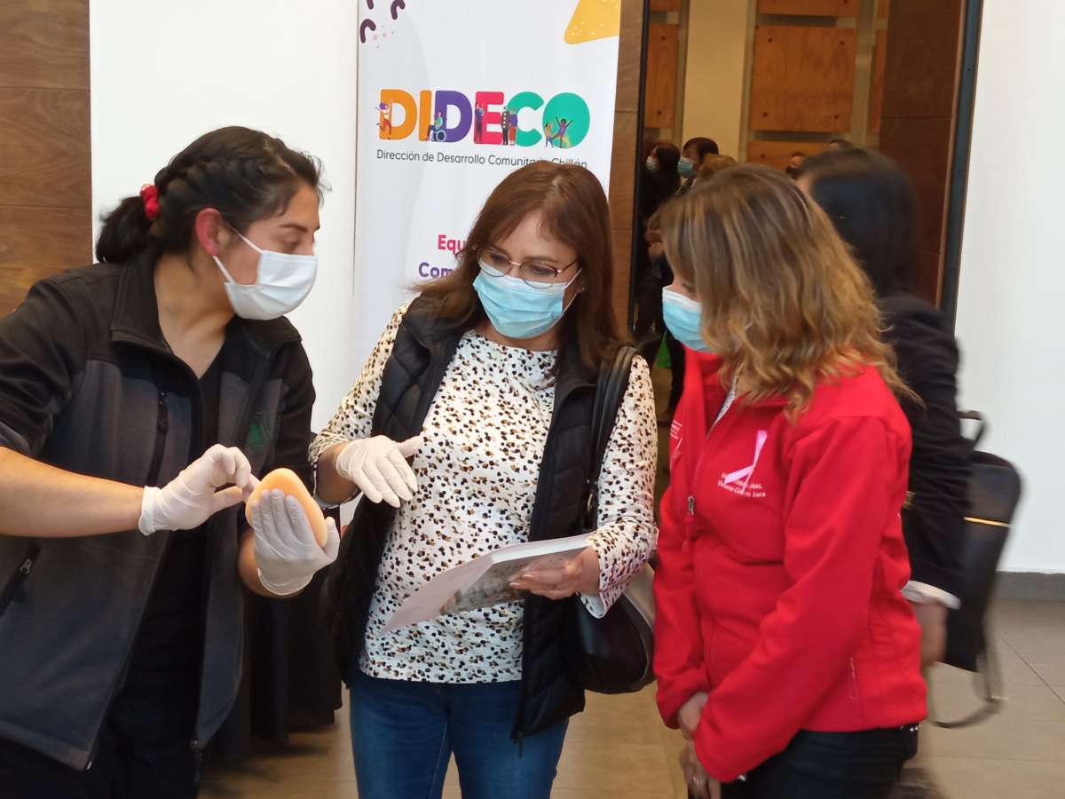 SernamEG Ñuble realiza diversas actividades en el mes de la sensibilización sobre el Cáncer de Mamas