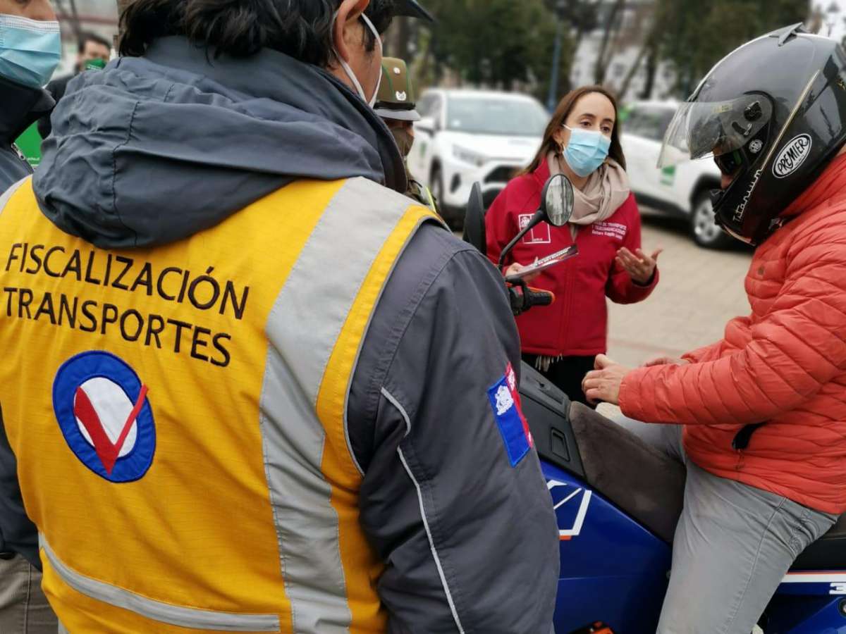 Cerca del 50 por ciento de las motocicletas fiscalizadas no contaban con documentación