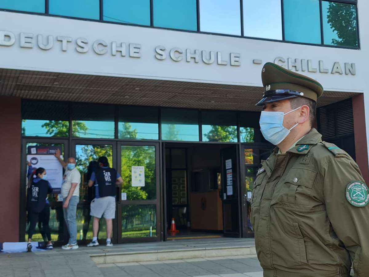 Casi 400 Carabineros estarán a cargo de la seguridad exterior de los 84 locales de votación este domingo en Ñuble