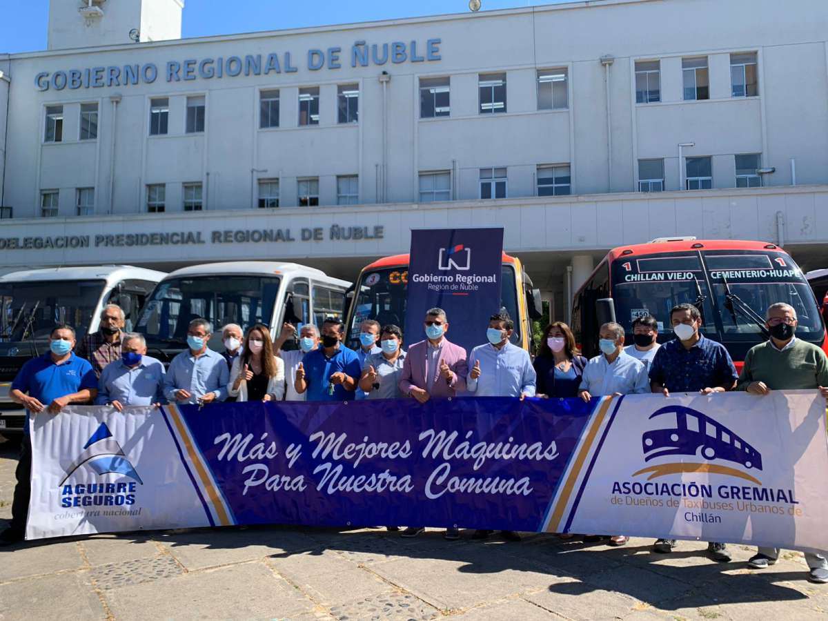  DAN A CONOCER BUSES NUEVOS DEL TRANSPORTE PÚBLICO FINANCIADOS CON PROGRAMA “RENUEVA TU MICRO” DEL GOBIERNO REGIONAL DE ÑUBLE