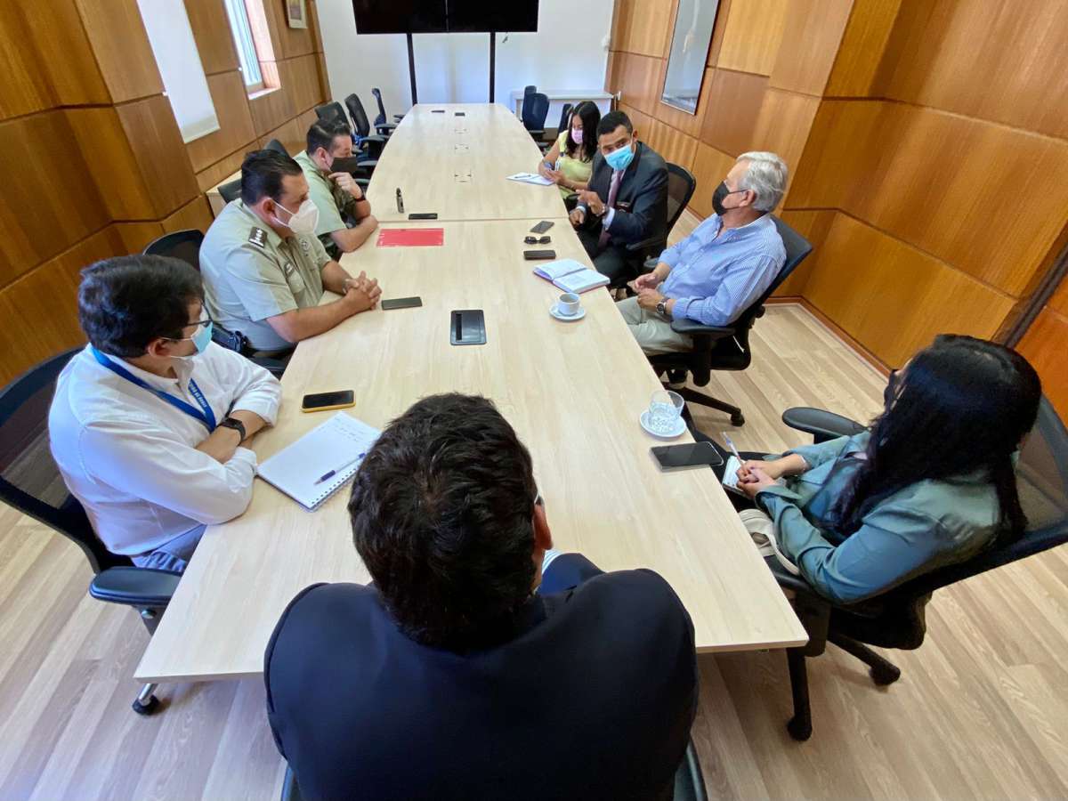 Autoridades coordinan acciones para combatir aumento de delitos ocurridos durante los últimos días en Chillán