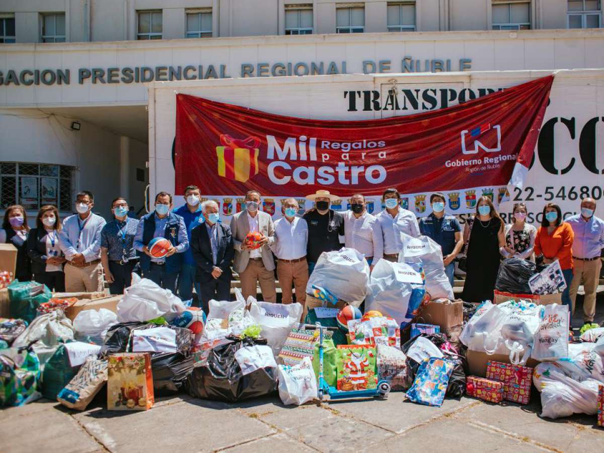 Desde Ñuble salió esta mañana camión que lleva ‘Mil regalos para Castro’