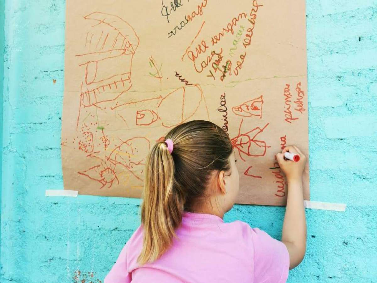 Mejor Niñez Ñuble, comparte cabildo con niños, niñas y adolescentes para participar en la construcción de la Constitución.