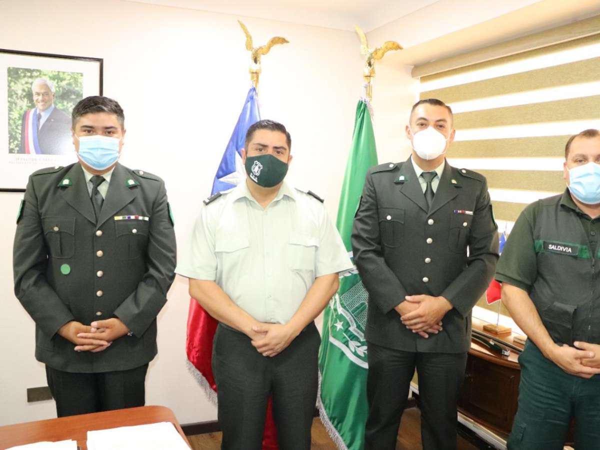 Gendarmes de Ñuble fueron reconocidos por heroica acción en incendio de Quillón  