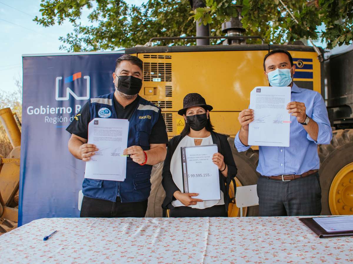 ÑIQUEN RECIBE CERCA DE 200 MILLONES PARA CONSTRUCCIÓN DE TORRES Y ESTANQUES DE APR