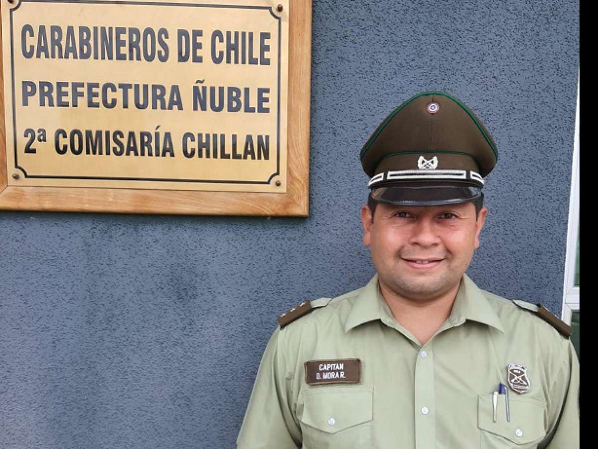 Capitán Diego Mora Rodríguez es el nuevo Comisario de Chillán