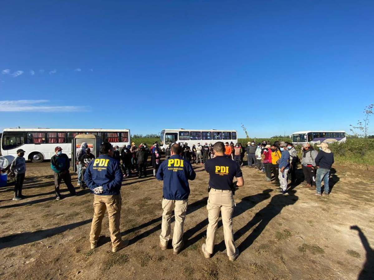 Fiscalización PDI y Seremi de Salud detectó 84 personas migrantes en situación irregular
