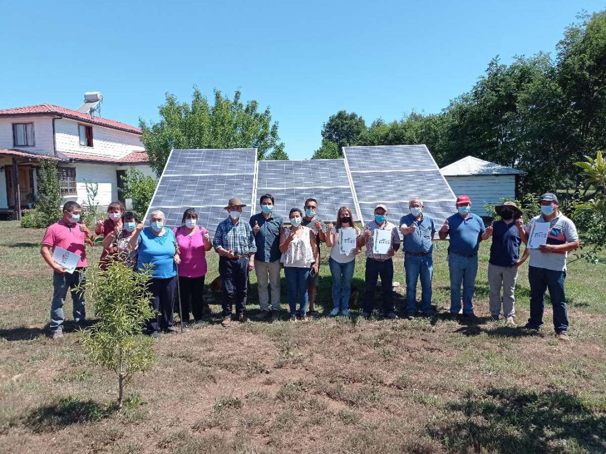 Pequeña agricultura de Ñuble incorpora nuevos sistemas de riego con energías limpias