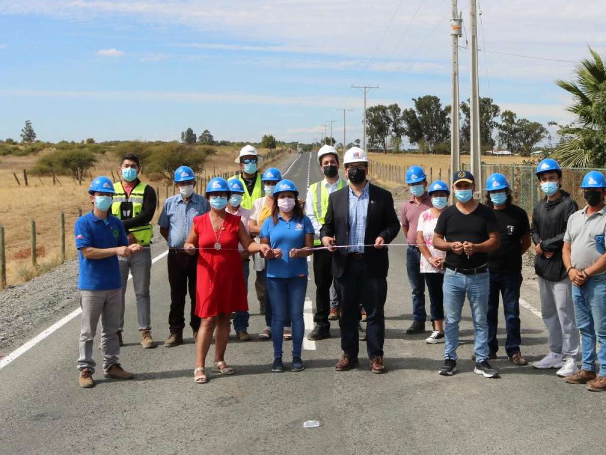 MOP inauguró la segunda etapa del asfaltado de la ruta Malloa en Chillán