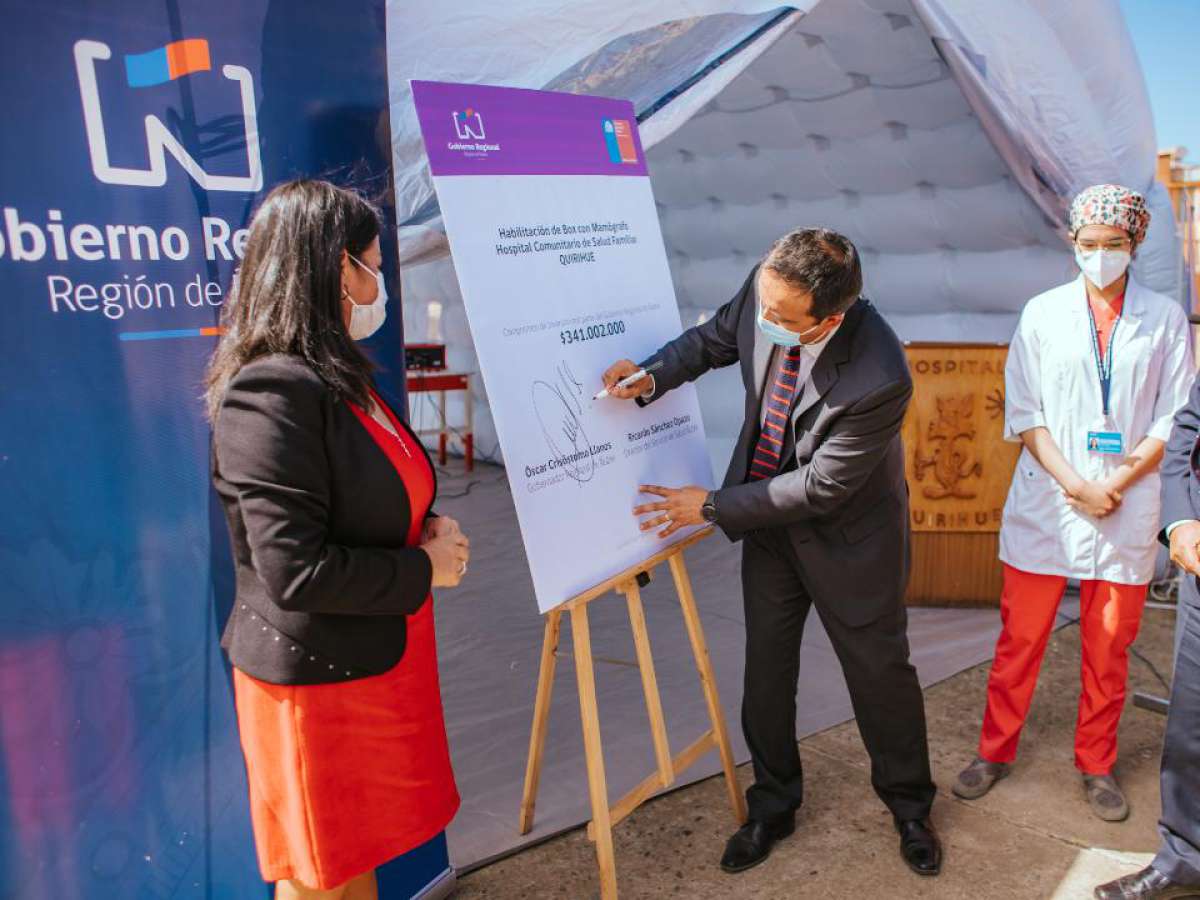 Gobernador Crisóstomo y Servicio de Salud Ñuble anuncian box con mamógrafo para mujeres de Itata