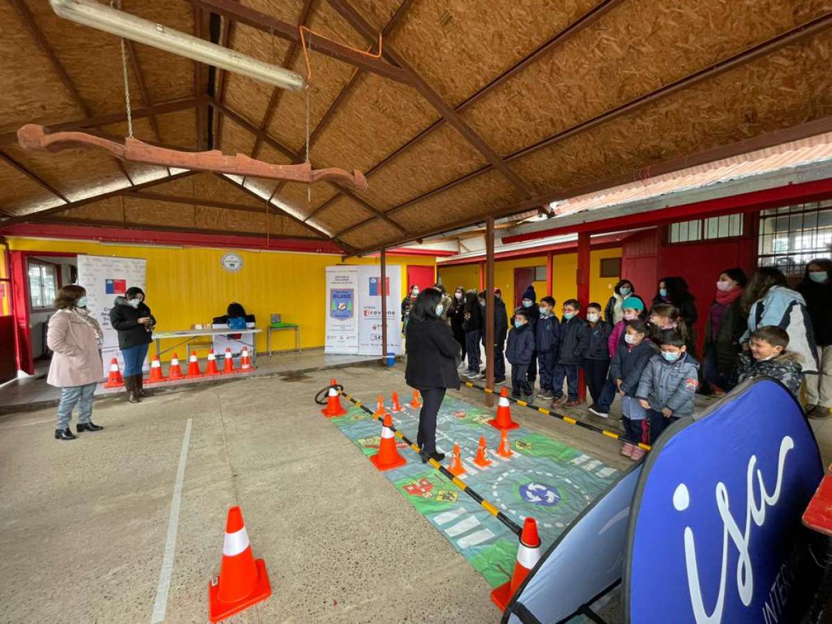Se implementa campaña de educación vial para 7 escuelas de Bulnes