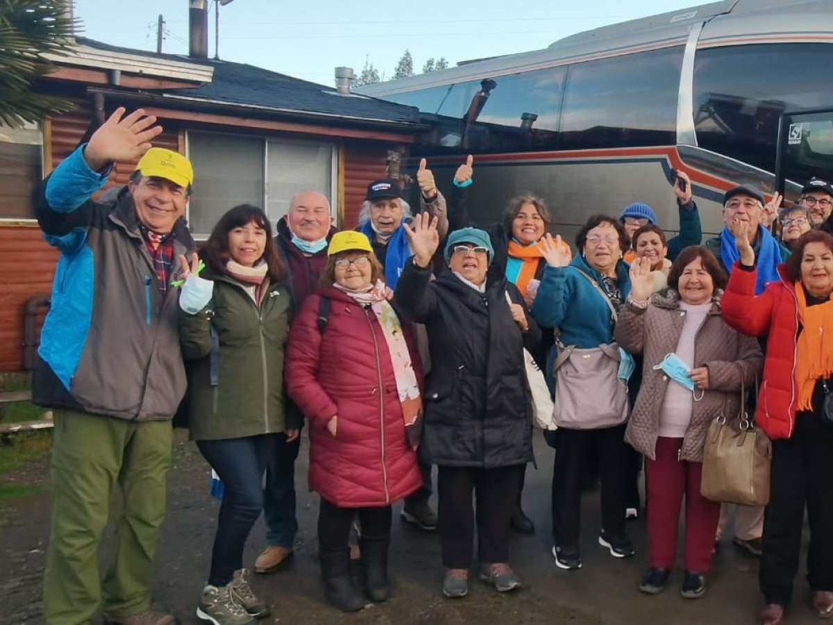 Adultos mayores llegaron en Tren a la región de Ñuble para disfrutar de sus vacaciones 