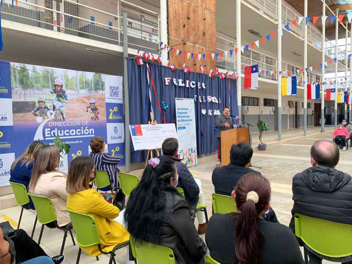 Ministerio de Educación entrega $355 millones a escuelas de Ñuble para reformas estructurales