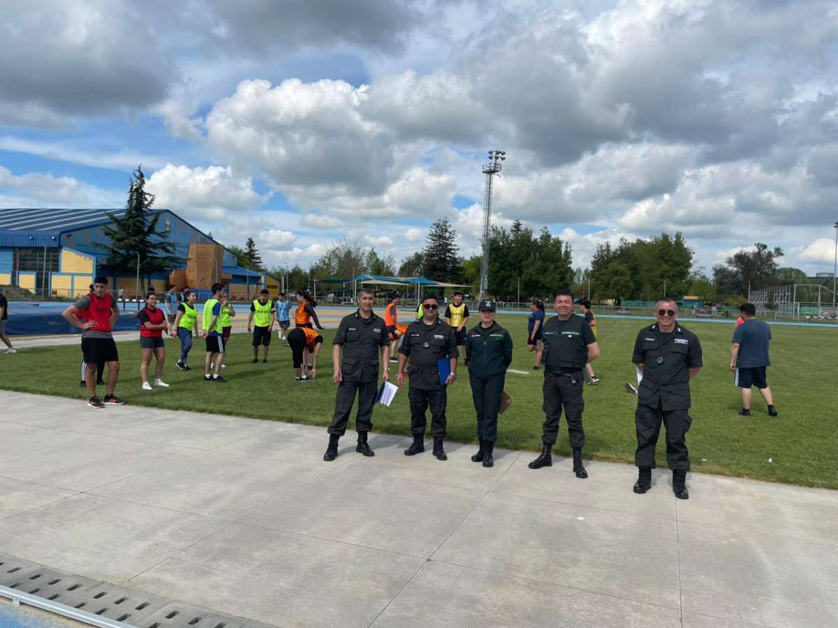 JÓVENES DE ÑUBLE Y LA ARAUCANÍA RINDIERON EXÁMENES FÍSICOS PARA INGRESAR A GENDARMERÍA 