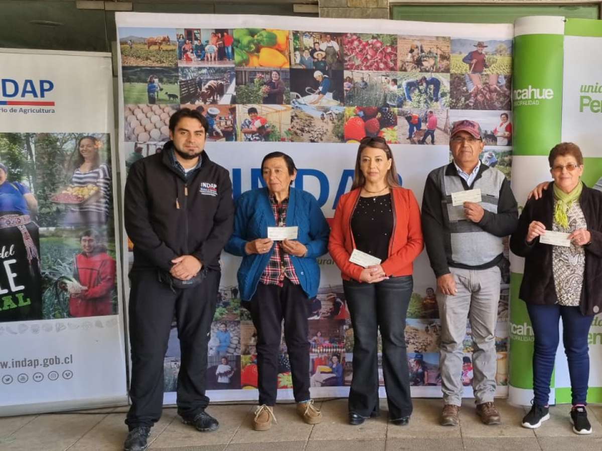 USUARIOS DE INDAP AREA TALCA RECIBIERON INCENTIVOS PARA POTENCIAR LA SUSTENTABILIDAD EN SUS PREDIOS