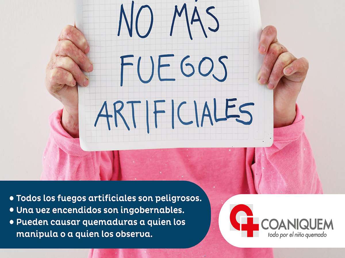 COANIQUEM LANZA CAMPAÑA NACIONAL DE PREVENCIÓN “NO MÁS FUEGOS ARTIFICIALES”